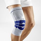 BAUERFEIND GenuTrain Kniebandage, gepolsterte Patella-Kniebandage, Unisex, 11041205080004, Titan, 4